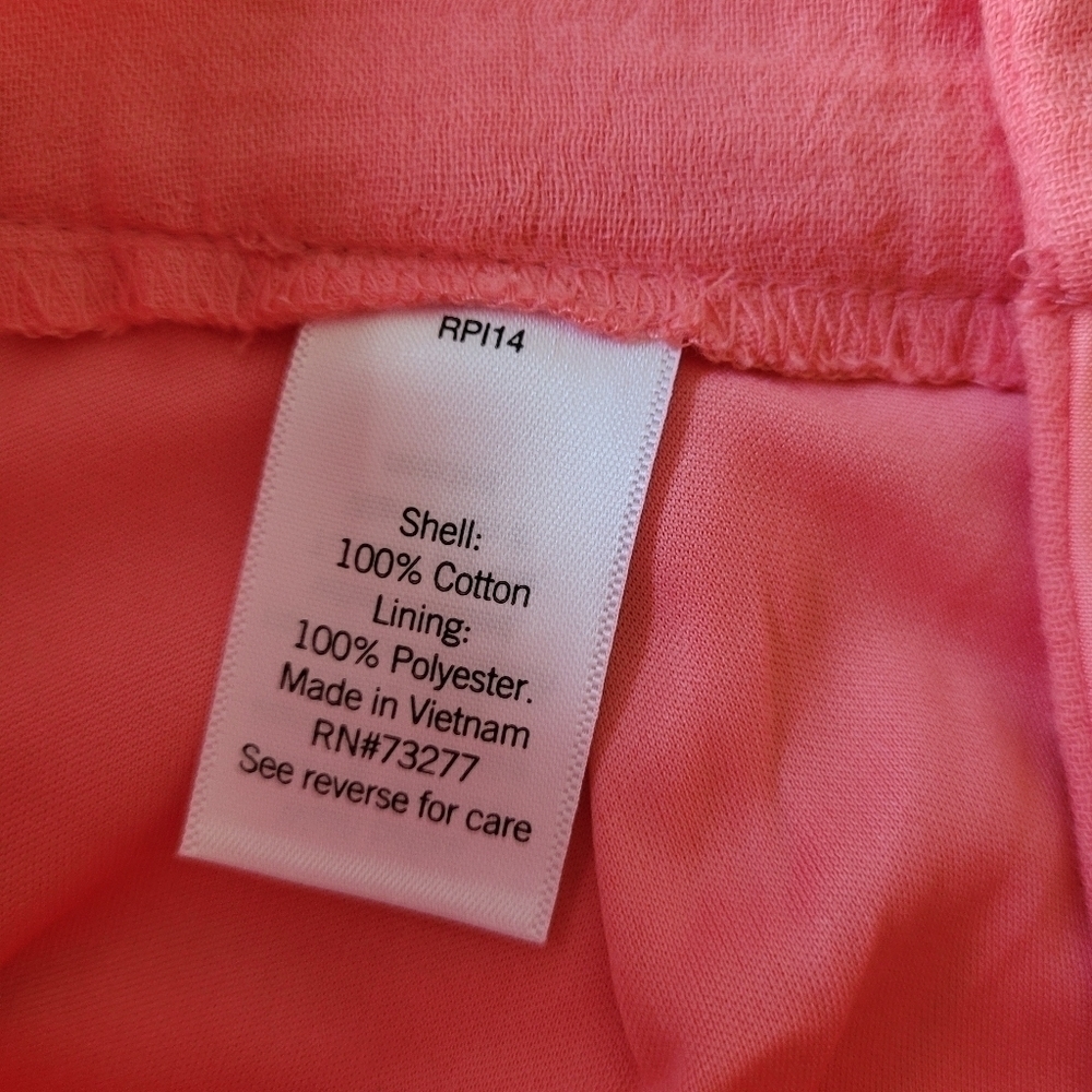 Nine West Cruz Coral High Rise Walking Shorts Sz M - Picture 6 of 7